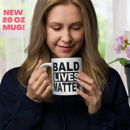 Dad Gifts, Bald Lives Matter, Fathers Day Gifts, Gifts For Dad - Zehnaria - FUNNY HUMOR - Mugs