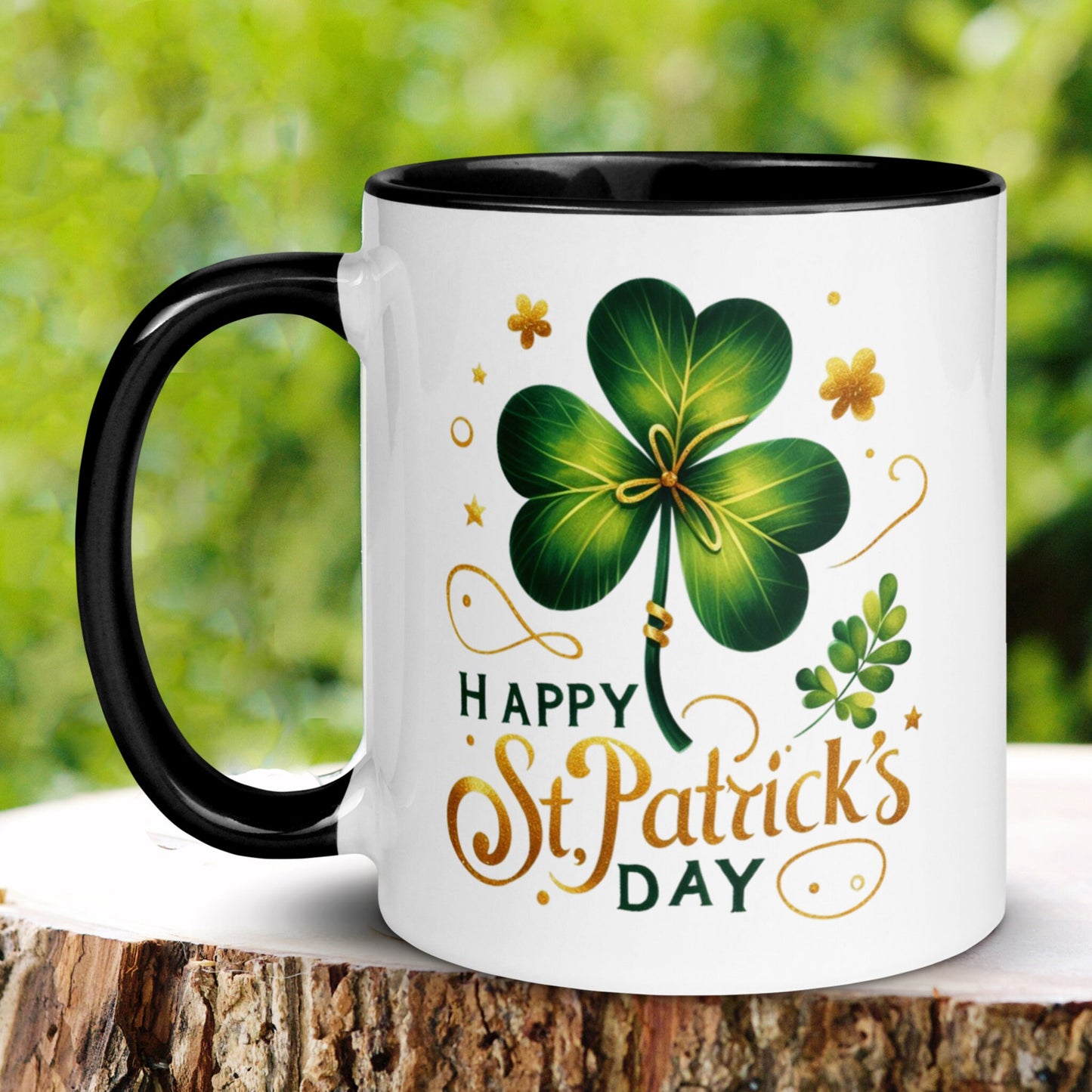 Happy St Patricks Day Mug, Saint Patrick's Day Gift, Irish Coffee Mug, Shamrock Clover Mug, Lucky Mug, Saint Patrick Day, Holiday Gifts 1444 - Zehnaria - MORE HOLIDAYS & SEASONS - Mugs