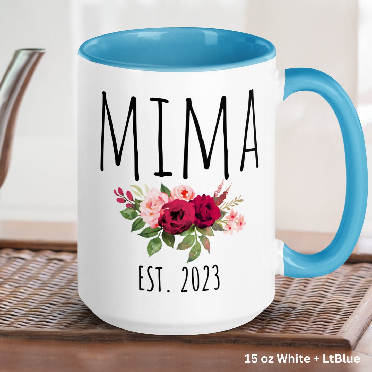 Personalized Gift, Mima Mug, Mothers Day Gift, Grandma Gift - Zehnaria - FAMILY & FRIENDS - Mugs