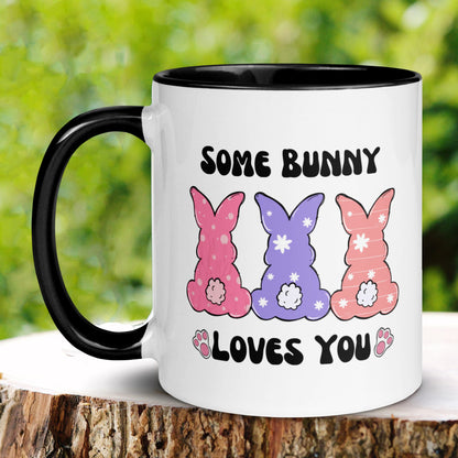 Easter Gifts, Easter Bunny Mug, Some Bunny Loves You, Easter Bunny Coffee Mug - Zehnaria - MORE HOLIDAYS & SEASONS - Mugs