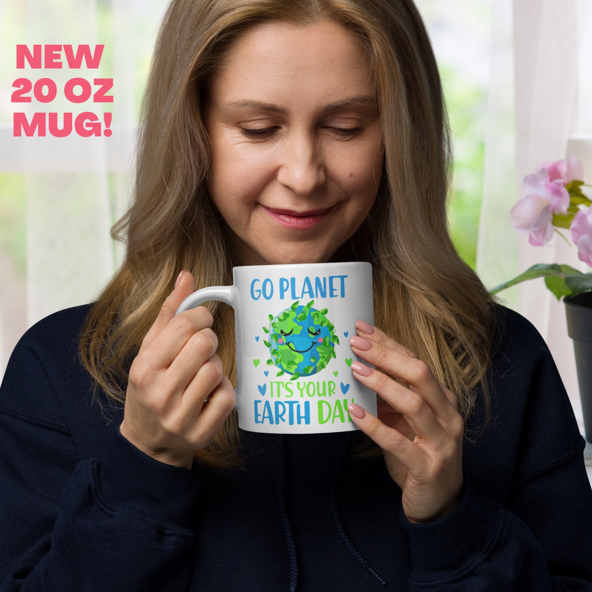 Earth Day Mug, Earth Mug, Go Planet Its Your Earth Day, Mother Earth Coffee Mug - Zehnaria - MORE HOLIDAYS & SEASONS - Mugs