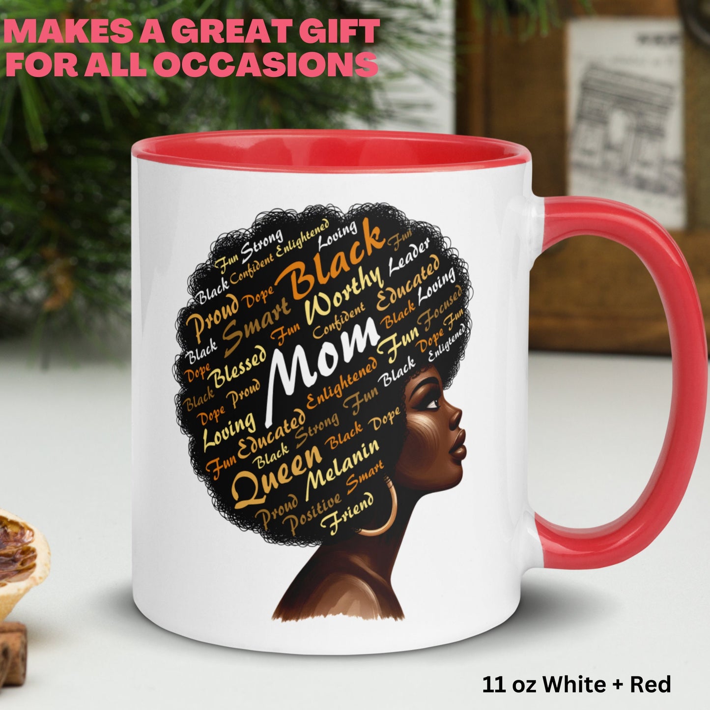 Black Girl Magic, Black History Month, Juneteenth, Black Queen Mug - Zehnaria - CULTURAL - Mugs