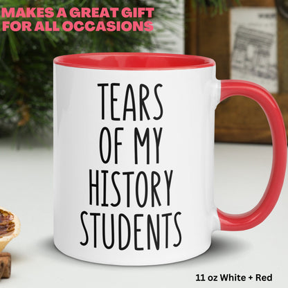 History Teacher Mug, 15 oz 11 oz, Teacher Gift, Tears of My History Students Mug - Zehnaria - CAREER & EDUCATION - Mugs