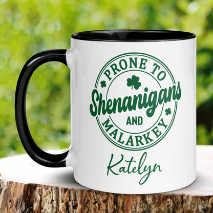 Saint Patricks Day Gift, Personalized Gifts, Funny Irish Coffee Mug, Happy St Patricks Day - Zehnaria - MORE HOLIDAYS & SEASONS - Mugs