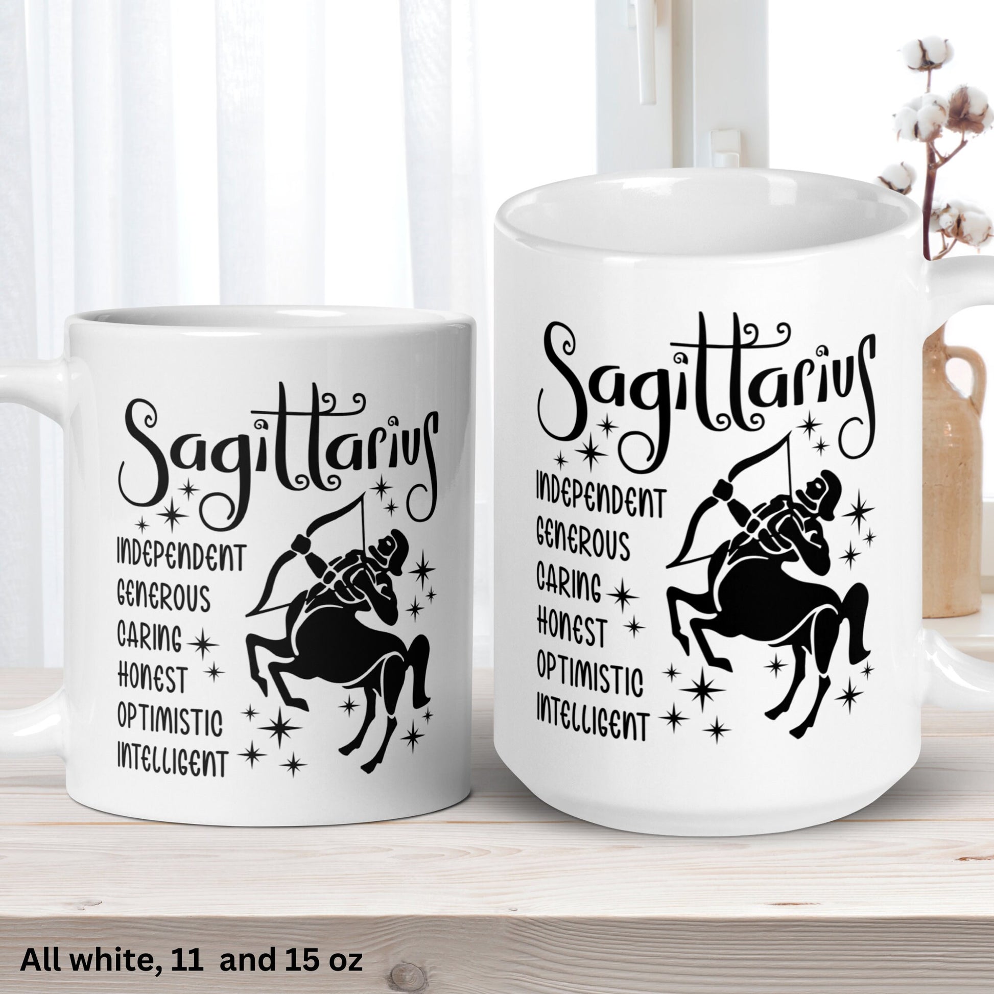 Astrology Birthday Gift, Zodiac Sign, Sagittarius Mug, Horoscope Coffee Cup - Zehnaria - BIRTHDAY & ZODIAC - Mugs