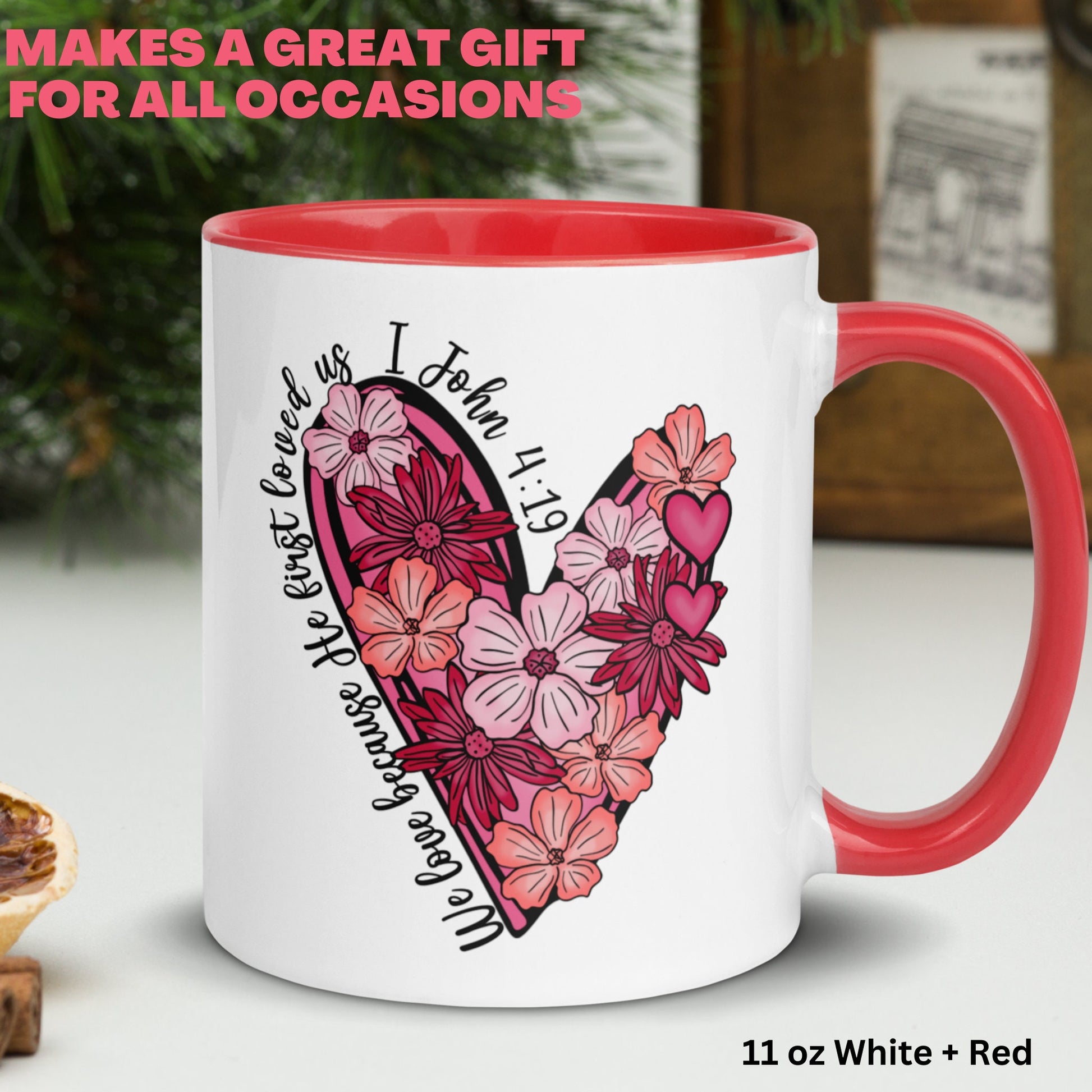 Christian Gifts, Christian Mugs, Christian Coffee Mug, Valentines Mug - Zehnaria - FAITH AND RELIGION - Mugs