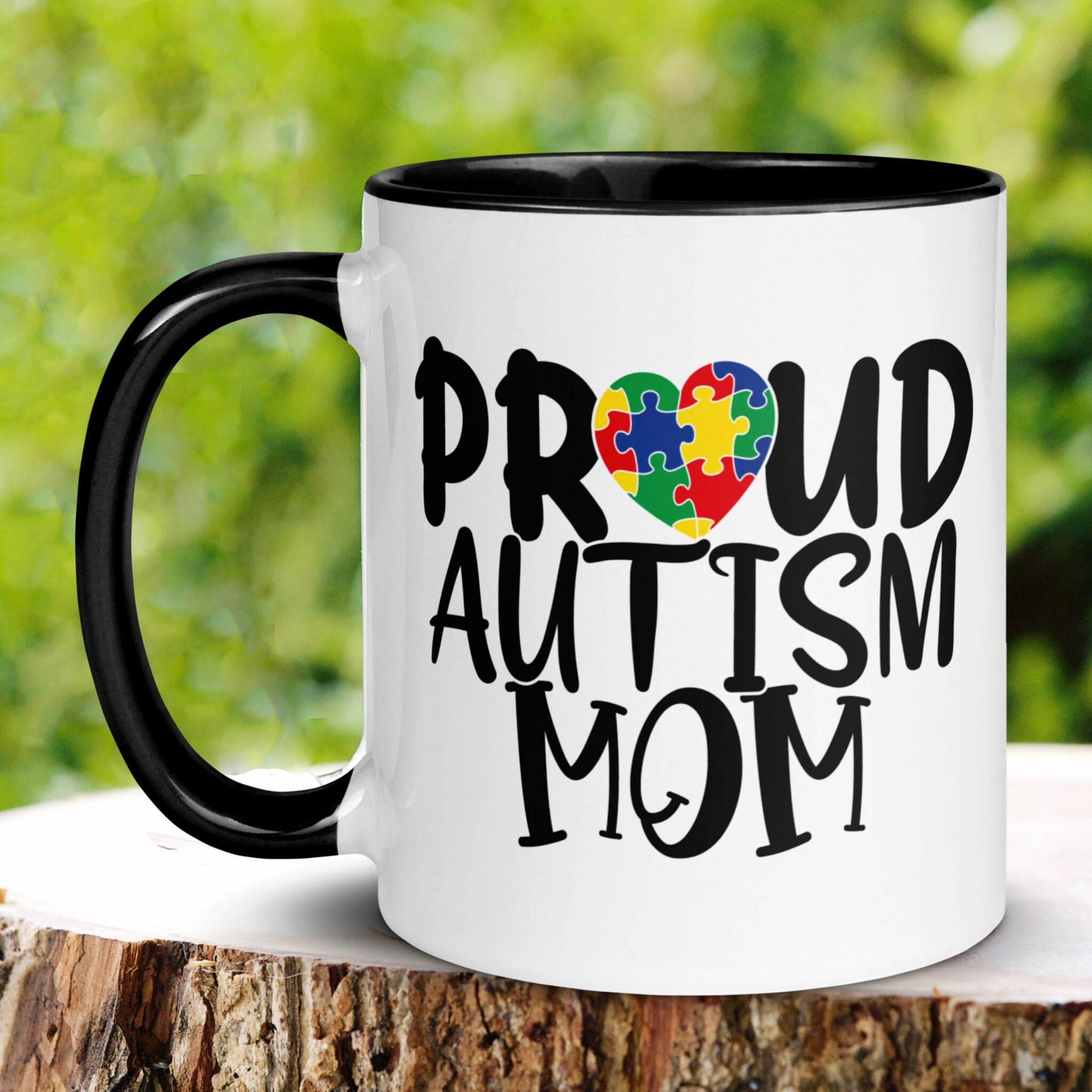 Proud Autism Mom Coffee Mug, Autism Mug, Mom Gift, Autism Awareness - Zehnaria - NEURODIVERSITY - Mugs