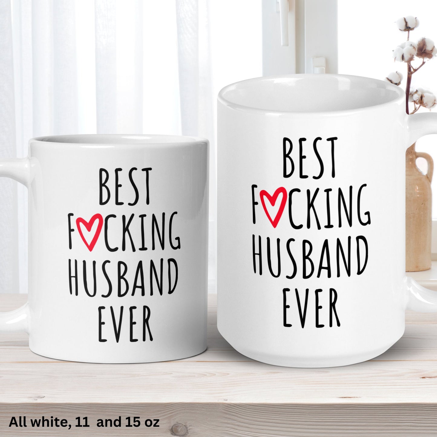 Best Fucking Husband Ever, Personalized Anniversary Gifts, Husband Coffee Mug, Gift for Husband - Zehnaria - FAMILY & FRIENDS - Mugs