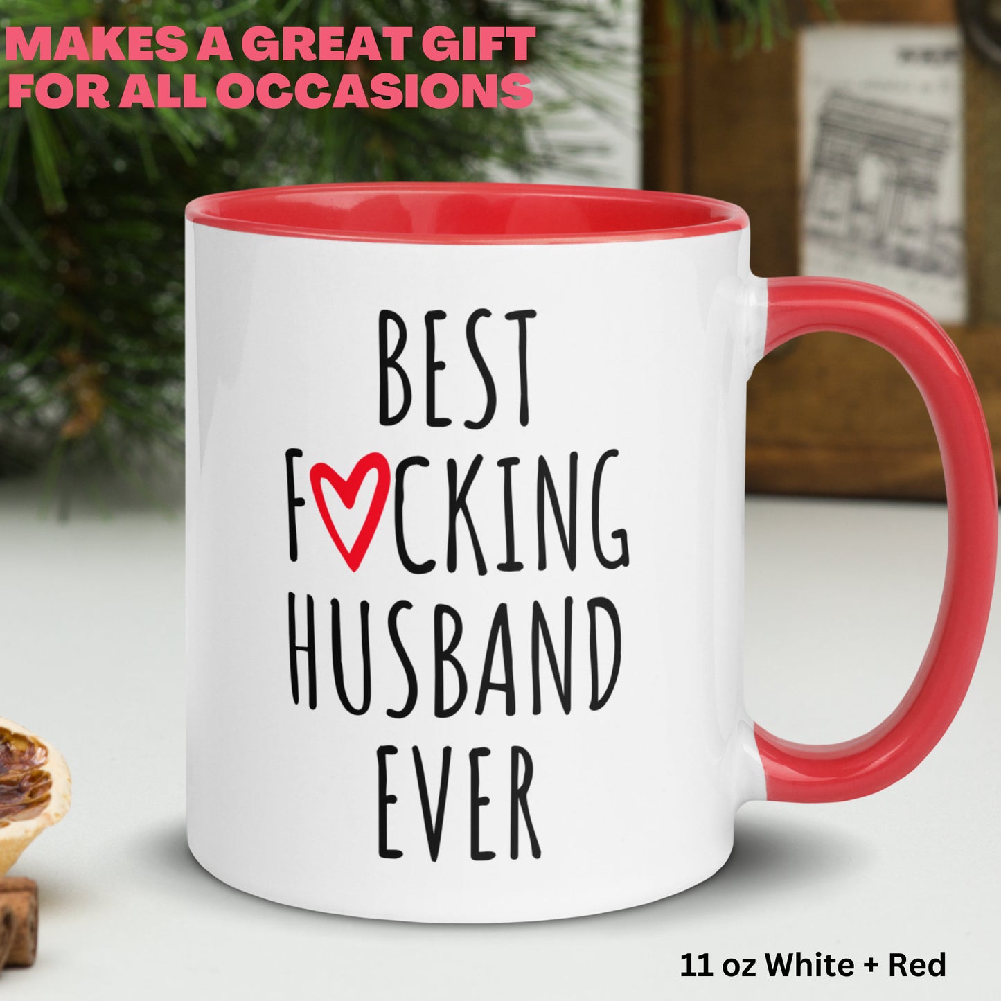 Best Fucking Husband Ever, Personalized Anniversary Gifts, Husband Coffee Mug, Gift for Husband - Zehnaria - FAMILY & FRIENDS - Mugs