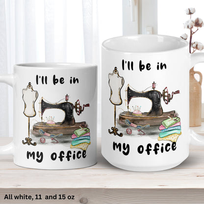 Sewing Mug, Quilting Mug, Sewing Gifts, Sewing Coffee Mug - Zehnaria - HOBBIES & TRAVEL - Mugs