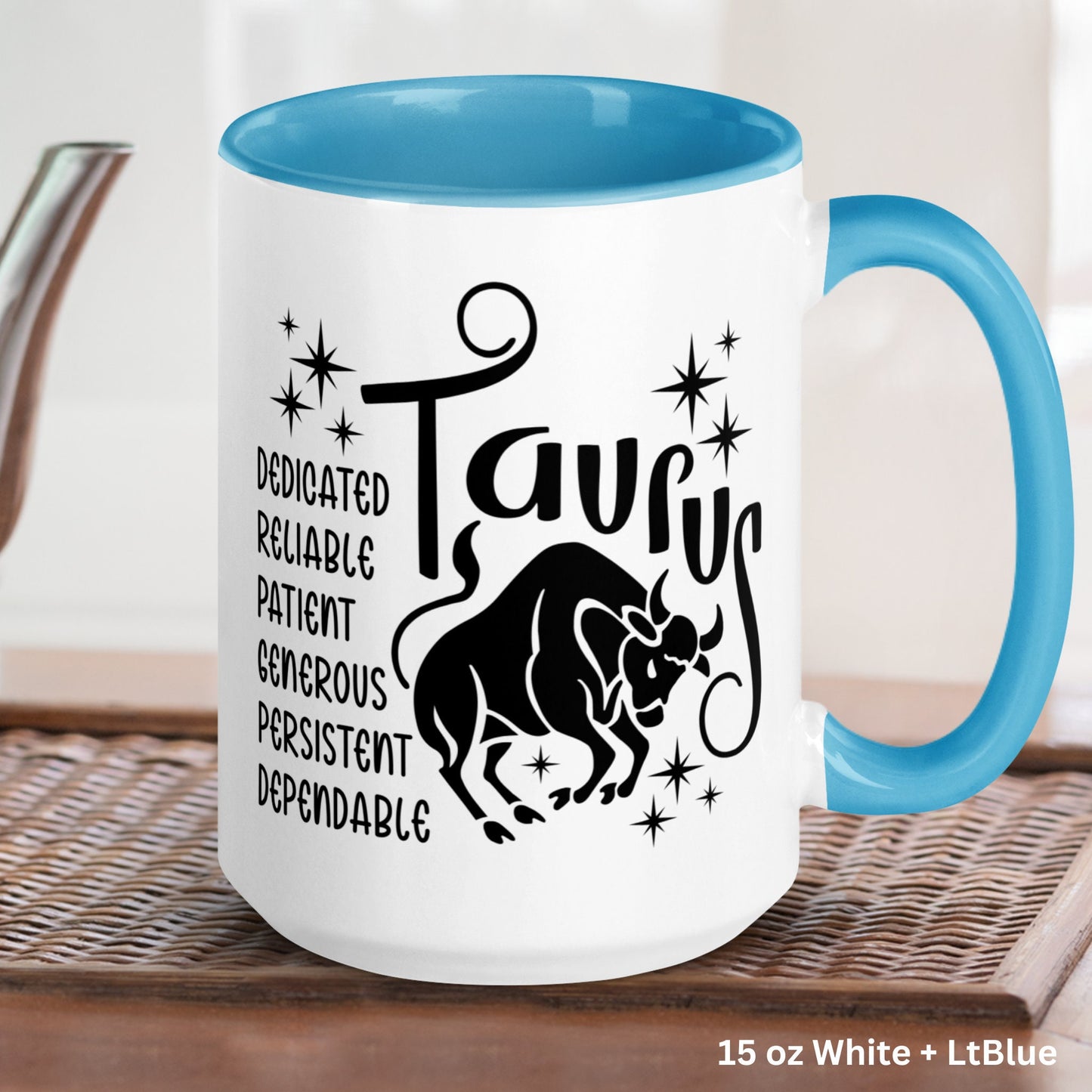 Taurus Mug, Zodiac Mug, April May Birthday Mug, Taurus Zodiac Mug - Zehnaria - BIRTHDAY & ZODIAC - Mugs