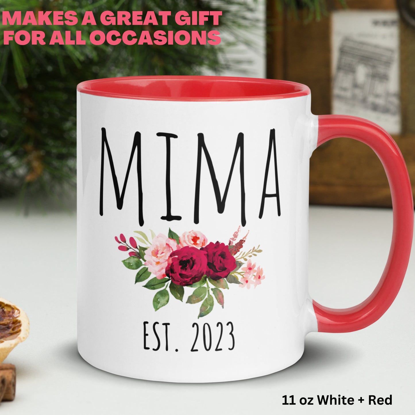 Personalized Gift, Mima Mug, Mothers Day Gift, Grandma Gift - Zehnaria - FAMILY & FRIENDS - Mugs