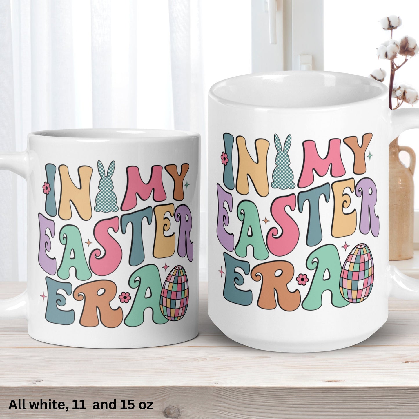 Easter Gift, In My Easter Era, In My Era, Retro Coffee Mug, Holiday Mug, Happy Easter Gifts, Easter Bunny, Easter Egg, Rabbit Mugs, 1465 - Zehnaria - MORE HOLIDAYS & SEASONS - Mugs