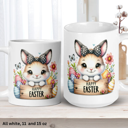 Happy Easter Mug, Easter Gifts, Easter Coffee Mug, Easter Bunny, Bunny Mug, Easter Gift Ideas & Decor, Easter Basket, 1469 - Zehnaria - MORE HOLIDAYS & SEASONS - Mugs