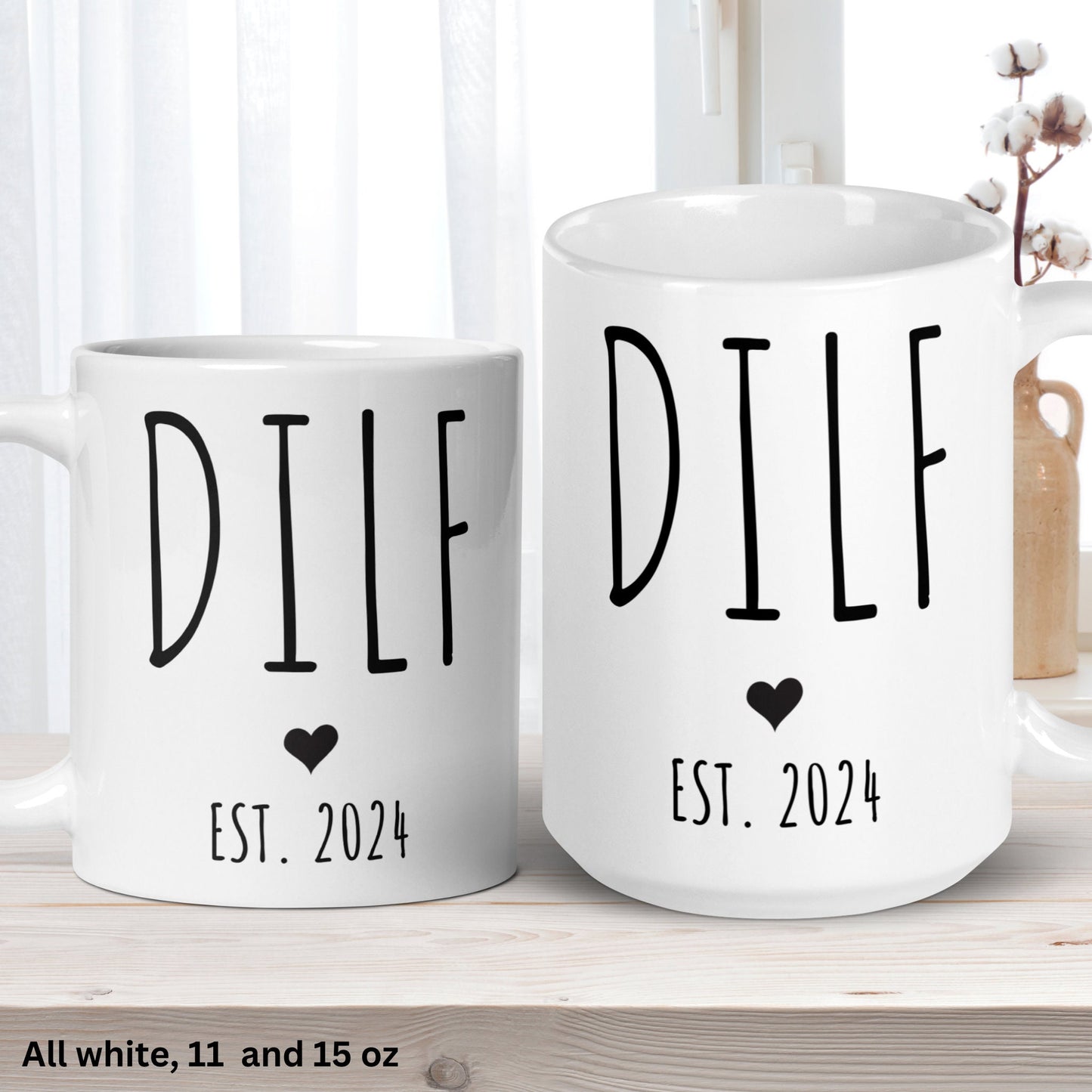 Dad Mug, DILF Mug, 15 oz 11 oz, Future DILF Gift - Zehnaria - FAMILY & FRIENDS - Mugs