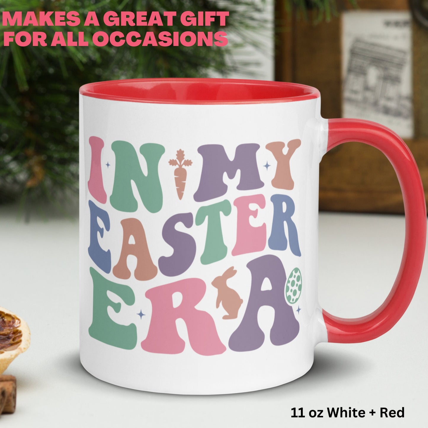 Easter Gift, In My Easter Era, In My Era, Retro Coffee Mug, Holiday Mug, Happy Easter Gifts, Easter Bunny, Easter Egg, Rabbit Mugs, 1453 - Zehnaria - MORE HOLIDAYS & SEASONS - Mugs