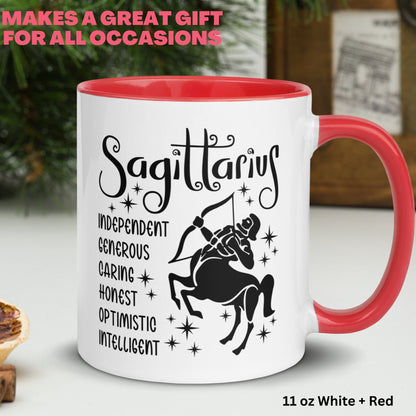 Astrology Birthday Gift, Zodiac Sign, Sagittarius Mug, Horoscope Coffee Cup - Zehnaria - BIRTHDAY & ZODIAC - Mugs