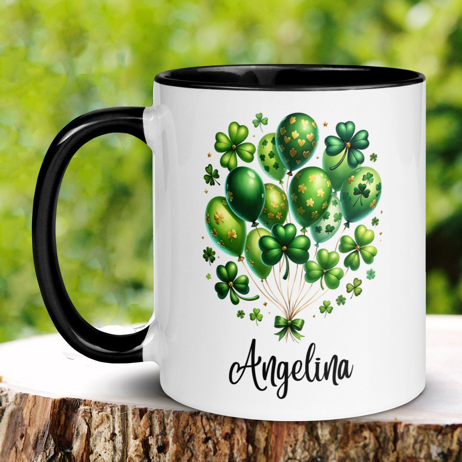 St Patricks Day Mug, Personalized Gift, Irish Coffee Mug, Saint Patricks Day - Zehnaria - MORE HOLIDAYS & SEASONS - Mugs