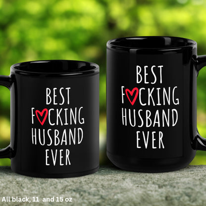 Best Fucking Husband Ever, Personalized Anniversary Gifts, Husband Coffee Mug, Gift for Husband - Zehnaria - FAMILY & FRIENDS - Mugs