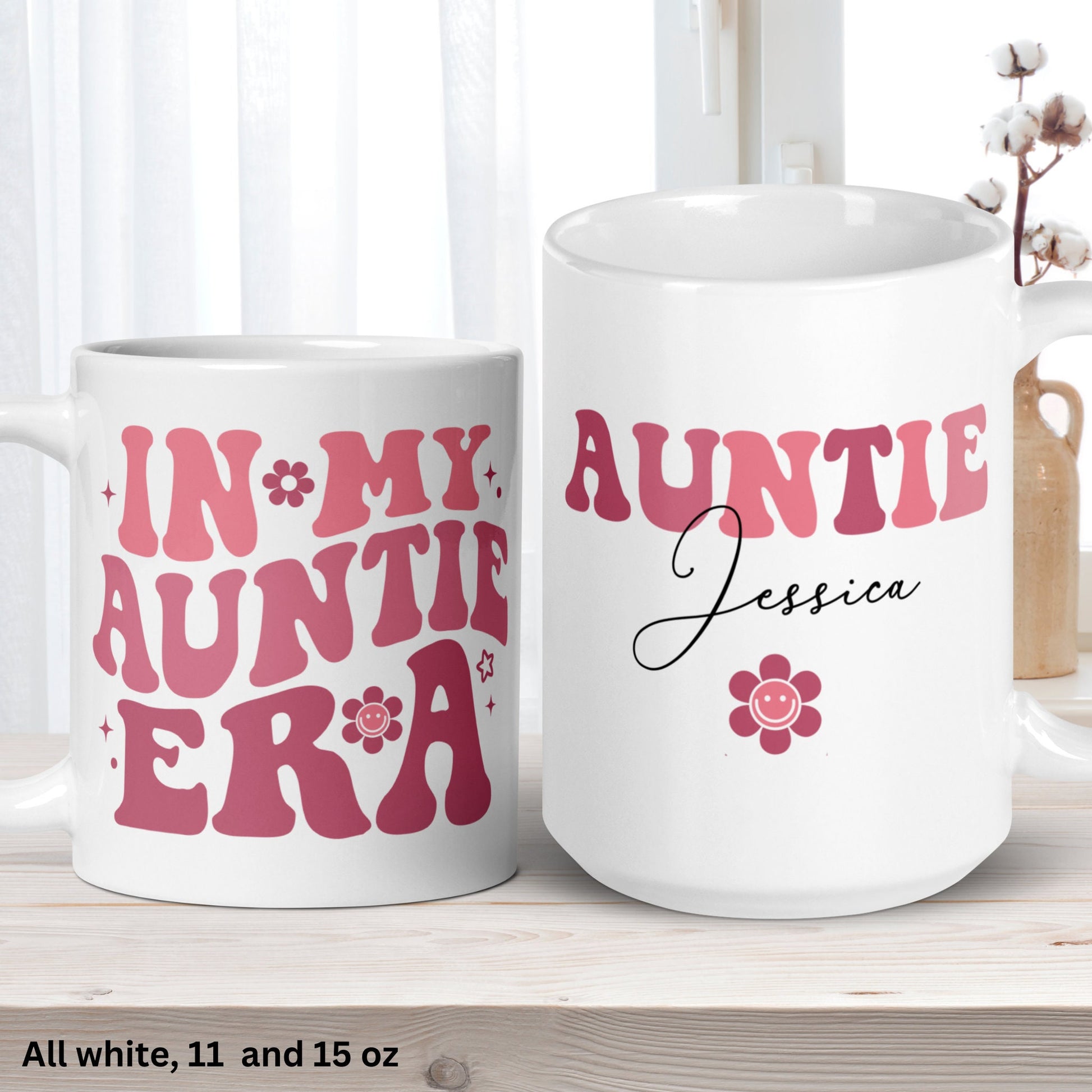 In My Auntie Era, Retro Mug, Aunt Gift, Gifts For Aunt - Zehnaria - FAMILY & FRIENDS - Mugs