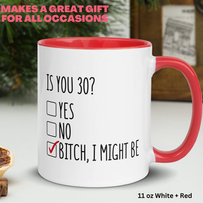 Personalized Gift, Is You - Bitch I Might Be Mug, Birthday Gift for Friend, Birthday Mug - Zehnaria - BIRTHDAY & ZODIAC - Mugs