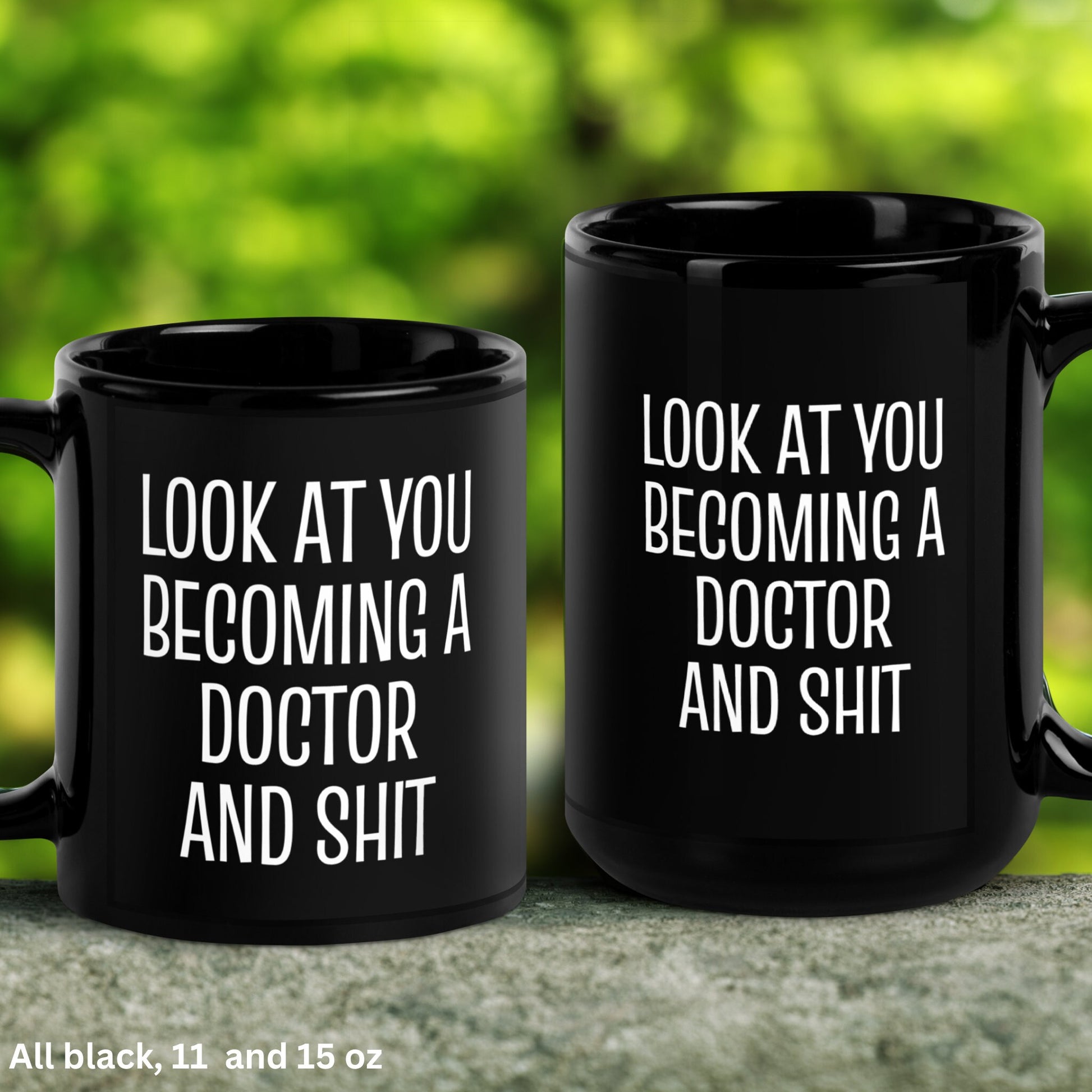 Look At You Becoming A Doctor and Shit, Doctor Coffee Mug, Funny Doctor Gifts, Future Doctor - Zehnaria - CAREER & EDUCATION - Mugs