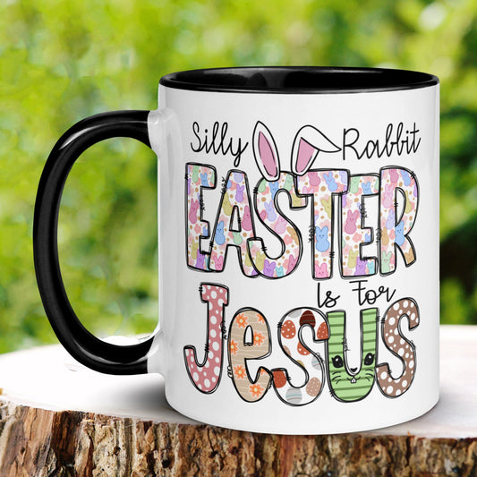 Christian Gifts, Christian Coffee Mug, Easter Is For Jesus, Easter Mugs - Zehnaria - MORE HOLIDAYS & SEASONS - Mugs