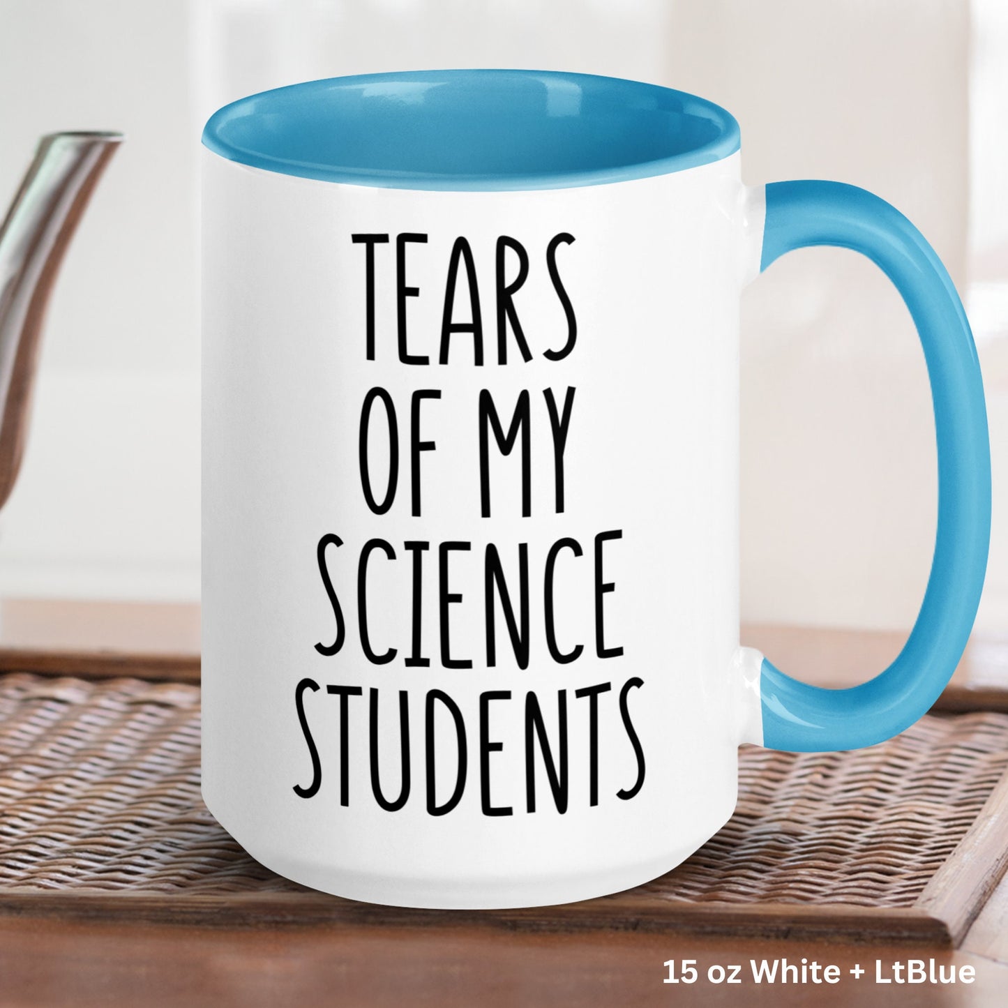 Science Teacher Mug, 15 oz 11 oz, Teacher Coffee Mug, Tears of My Science Students Mug - Zehnaria - CAREER & EDUCATION - Mugs