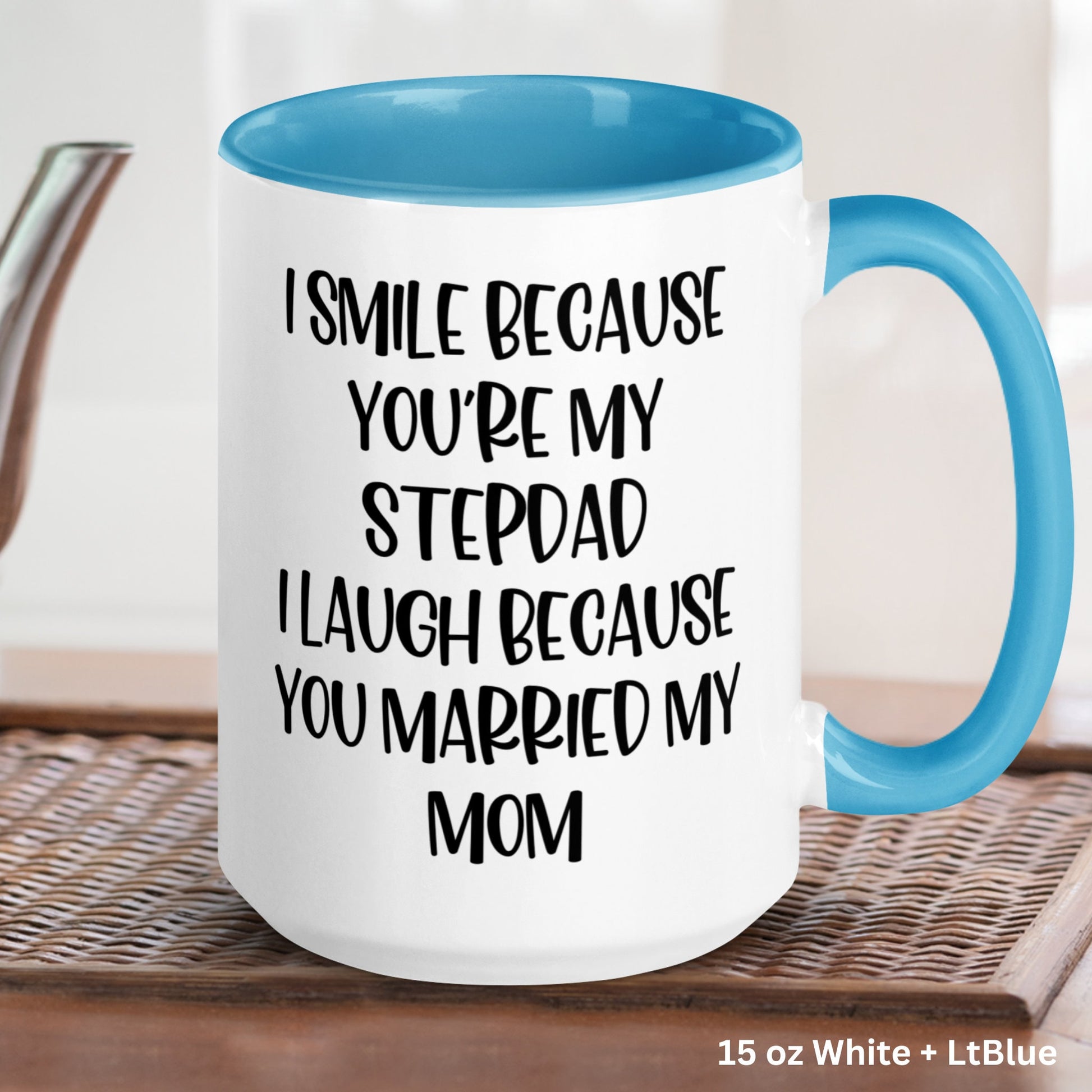 Bonus Dad Mug, Step Dad Gift, Fathers Day Mug, Best Dad Mug - Zehnaria - FAMILY & FRIENDS - Mugs