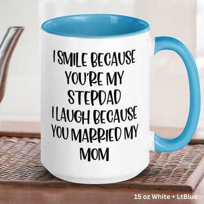 Bonus Dad Mug, Step Dad Gift, Fathers Day Mug, Best Dad Mug - Zehnaria - FAMILY & FRIENDS - Mugs