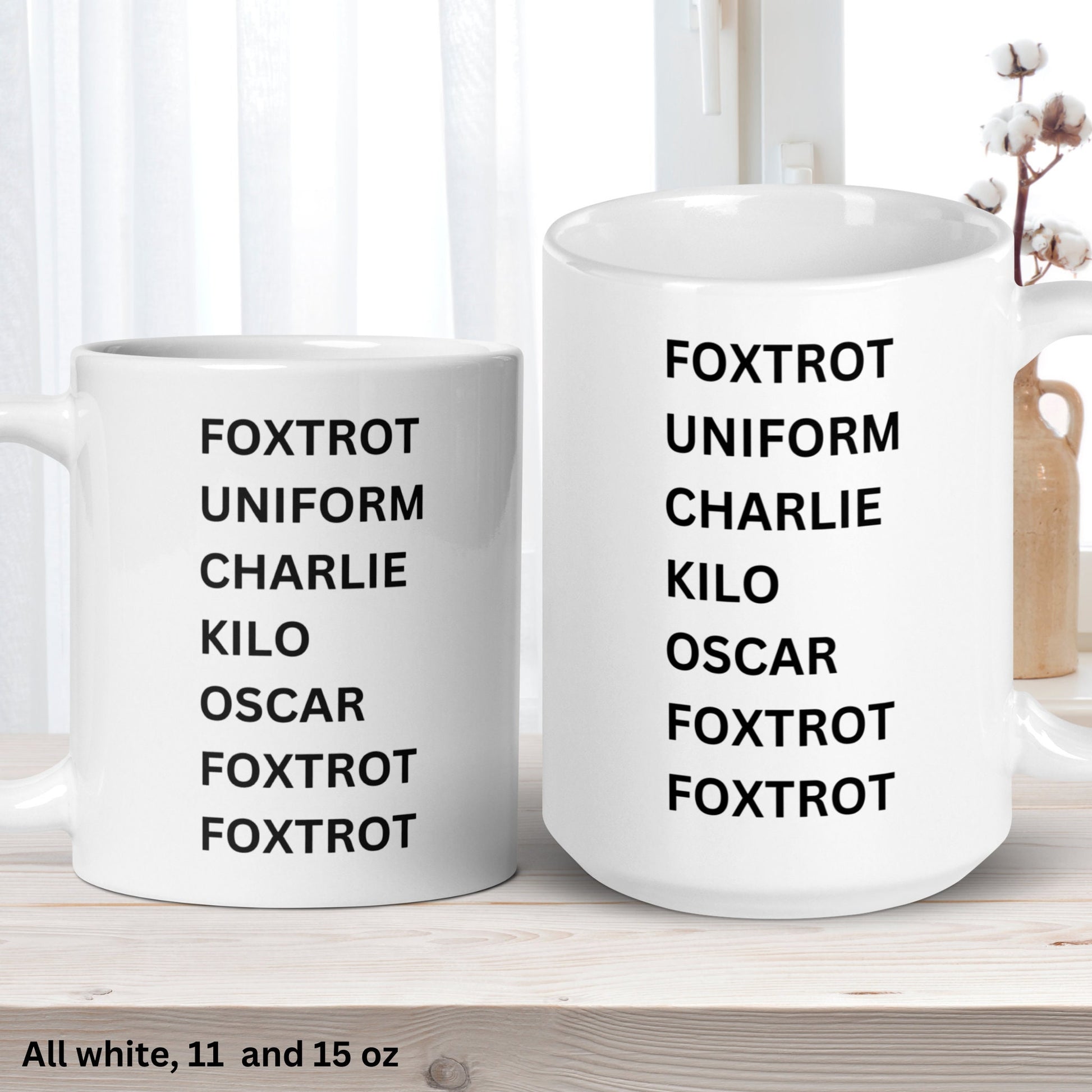 Offensive Mug, FOXTROT FUCKOFF Mug, Funny Mug, Gift for Work Coworker Boss Mug - Zehnaria - FUNNY HUMOR - Mugs