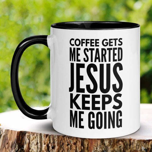 Christian Gifts, Christian Mugs, God Mug, Christian Coffee Mug - Zehnaria - FAITH AND RELIGION - Mugs