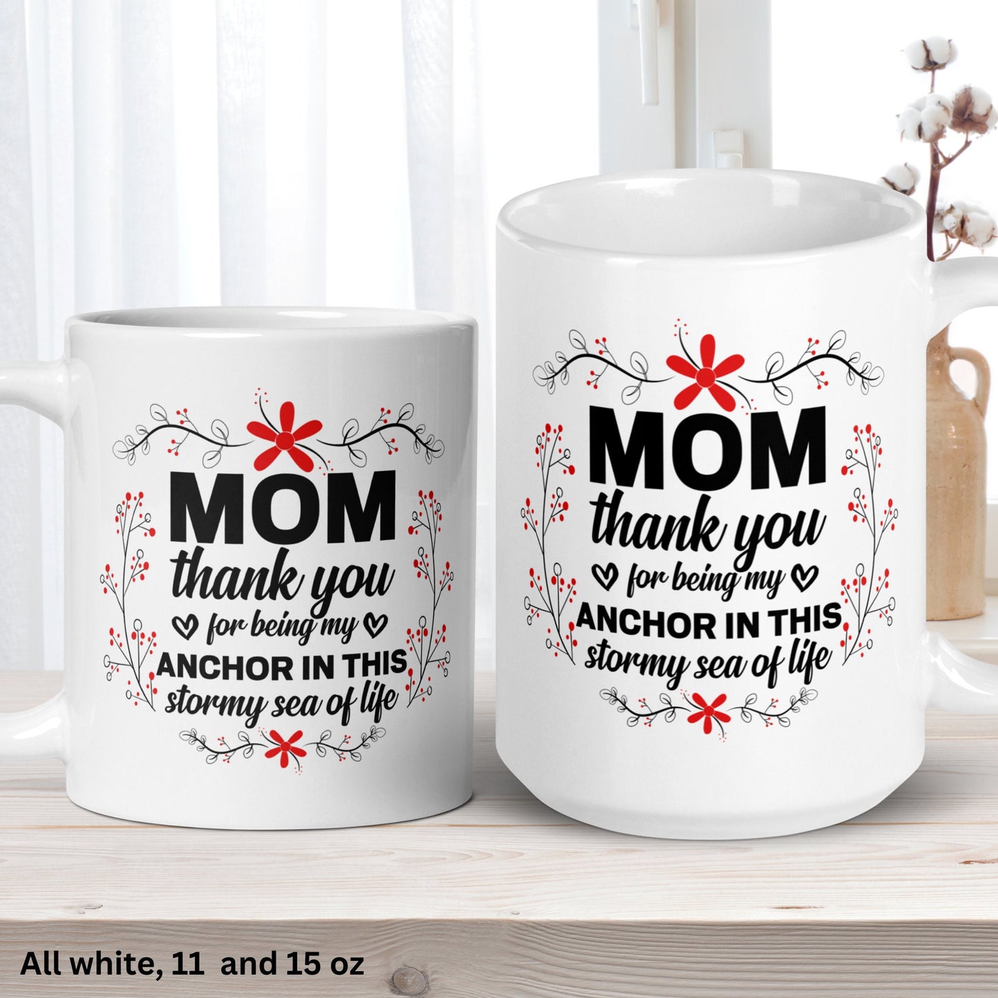 Mom Gift, Mothers Day Gifts, Thank You Gift, Happy Mothers Day - Zehnaria - FAMILY & FRIENDS - Mugs