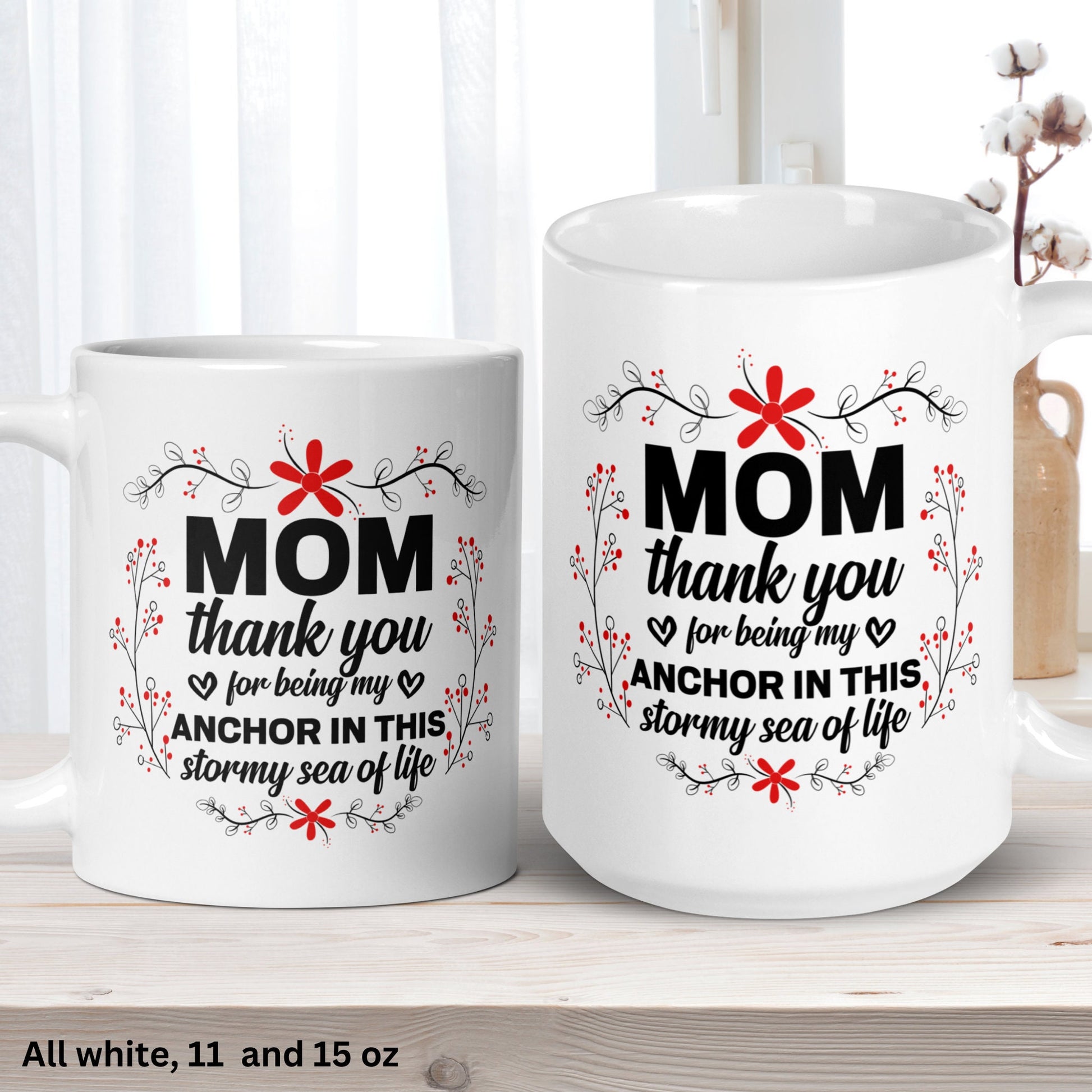 Mom Gift, Mothers Day Gifts, Thank You Gift, Happy Mothers Day - Zehnaria - FAMILY & FRIENDS - Mugs