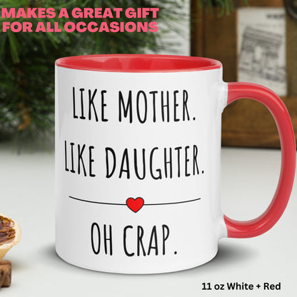 Like Mother Like Daughter, Personalized Gift, Custom Mug, Mothers Day Mug - Zehnaria - FAMILY & FRIENDS - Mugs