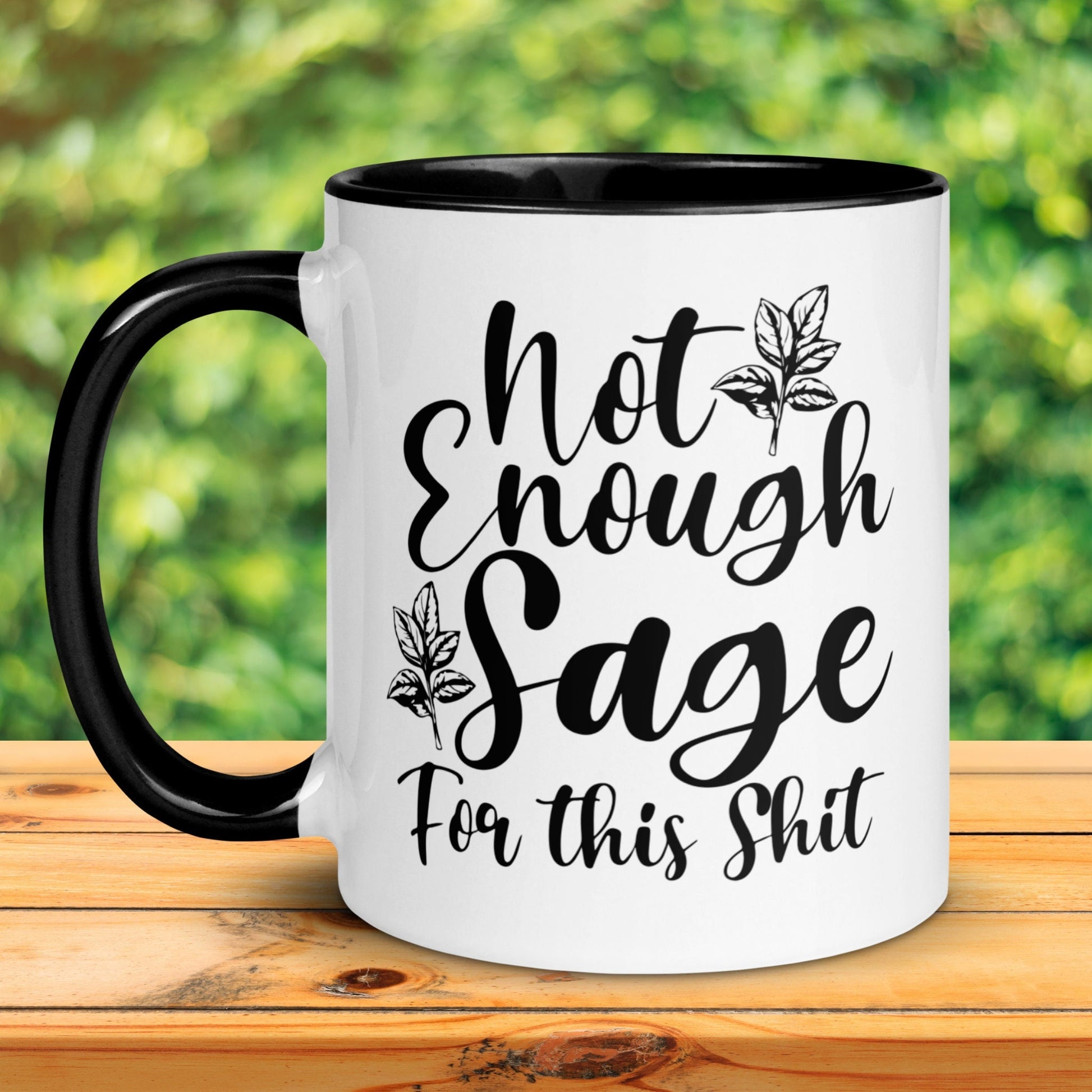 Not Enough Sage For This Shit, Funny Mugs, Spiritual Gift, Witchy Gifts - Zehnaria - FUNNY HUMOR - Mugs