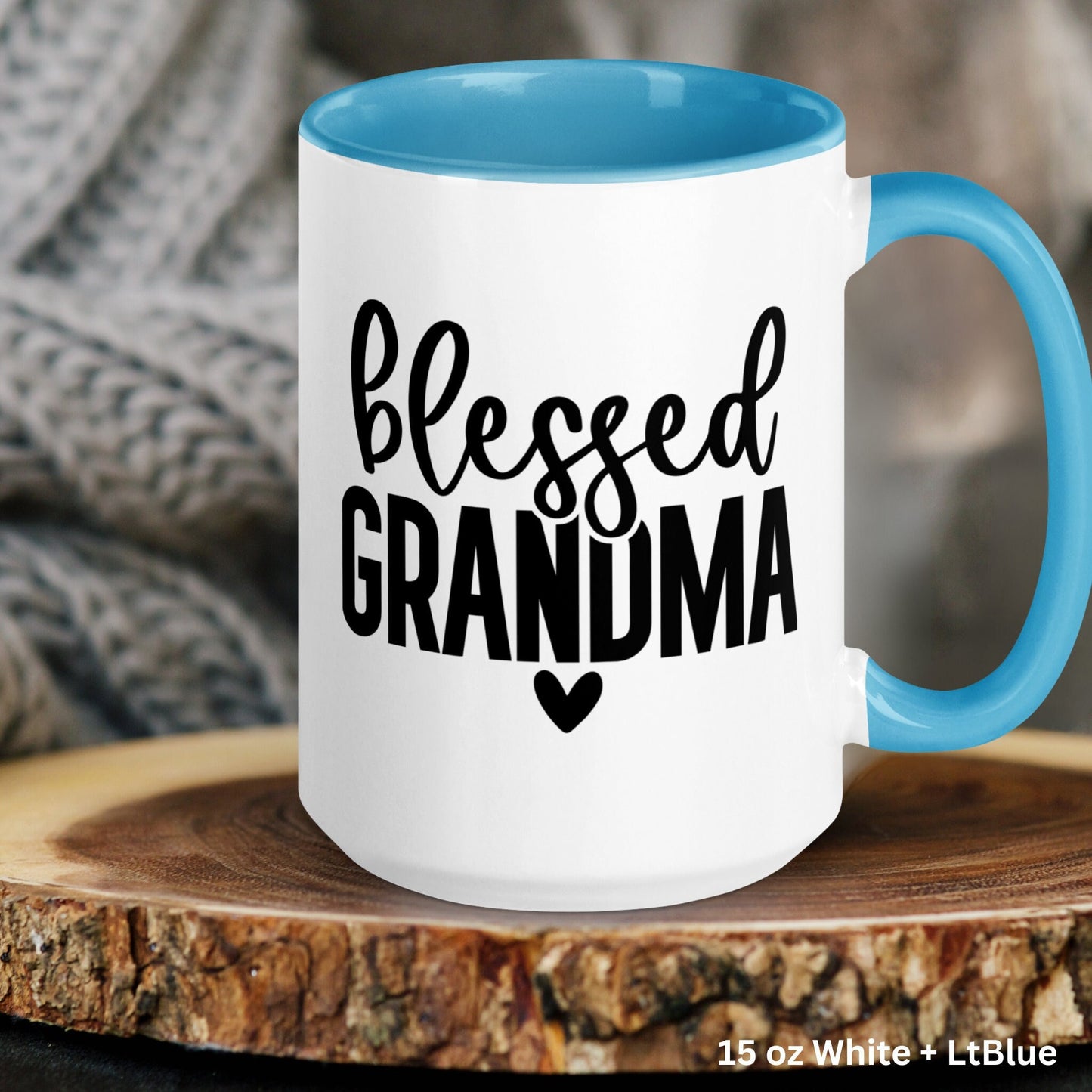 Blessed Grandma Mug, Christian Gifts, Grandma Gift, Mothers Day Gifts - Zehnaria - FAMILY & FRIENDS - Mugs