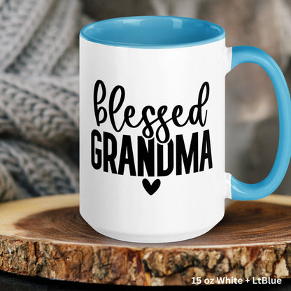 Blessed Grandma Mug, Christian Gifts, Grandma Gift, Mothers Day Gifts - Zehnaria - FAMILY & FRIENDS - Mugs