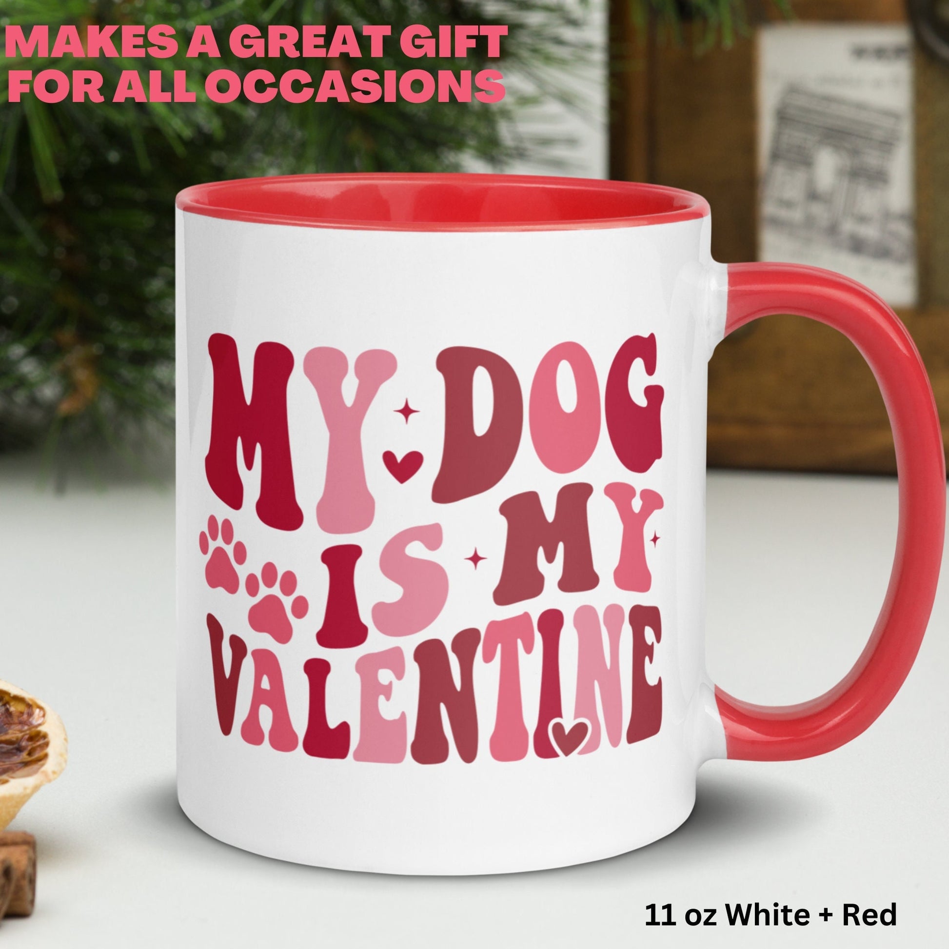 Dog Mug, Valentines Day, Valentines Gifts, Valentine Day Gift - Zehnaria - PETS & ANIMALS - Mugs