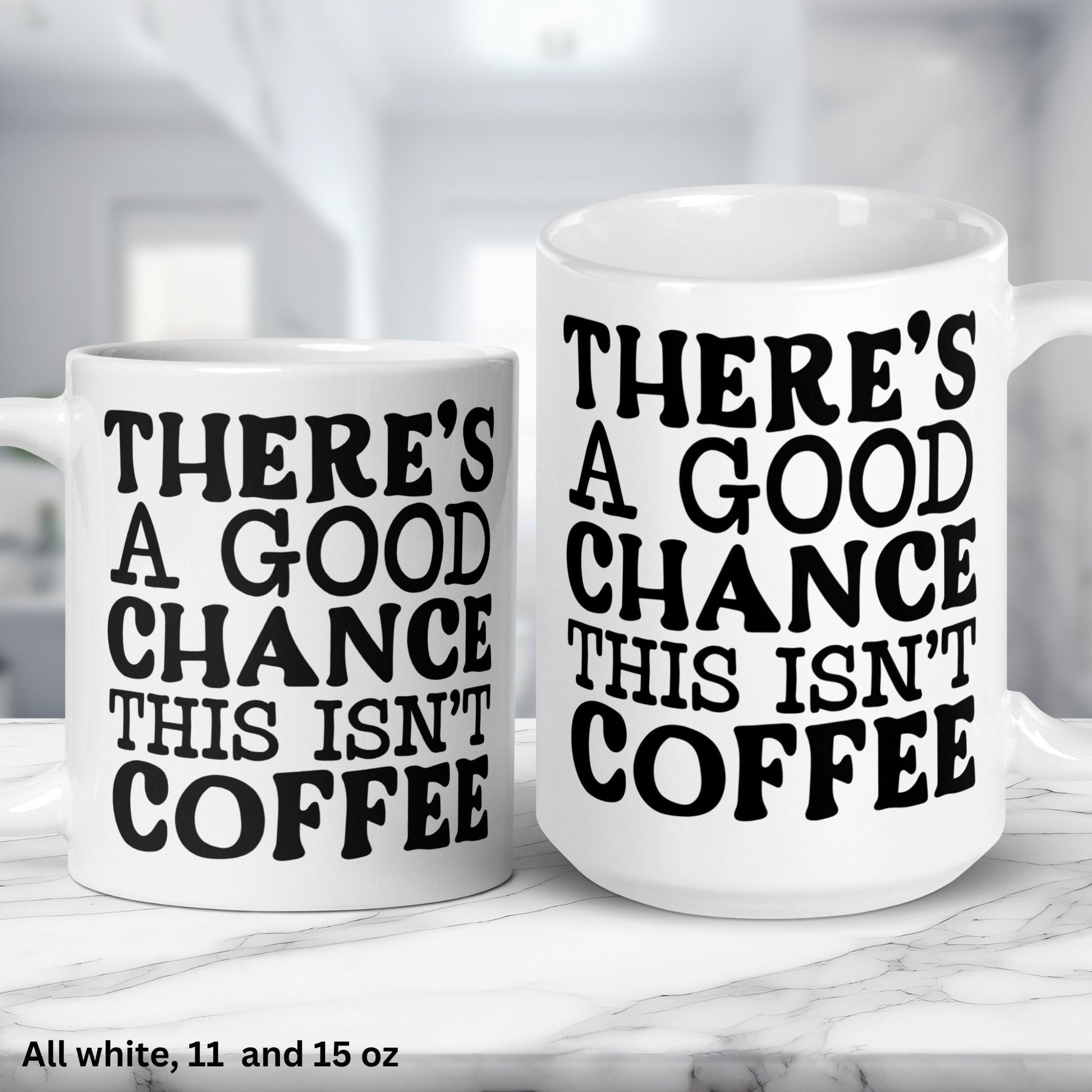 This Isn't Coffee, Funny Coffee Mug, Coffee Lover Gift, Sarcastic Office Mug - Zehnaria - FUNNY HUMOR - Mugs