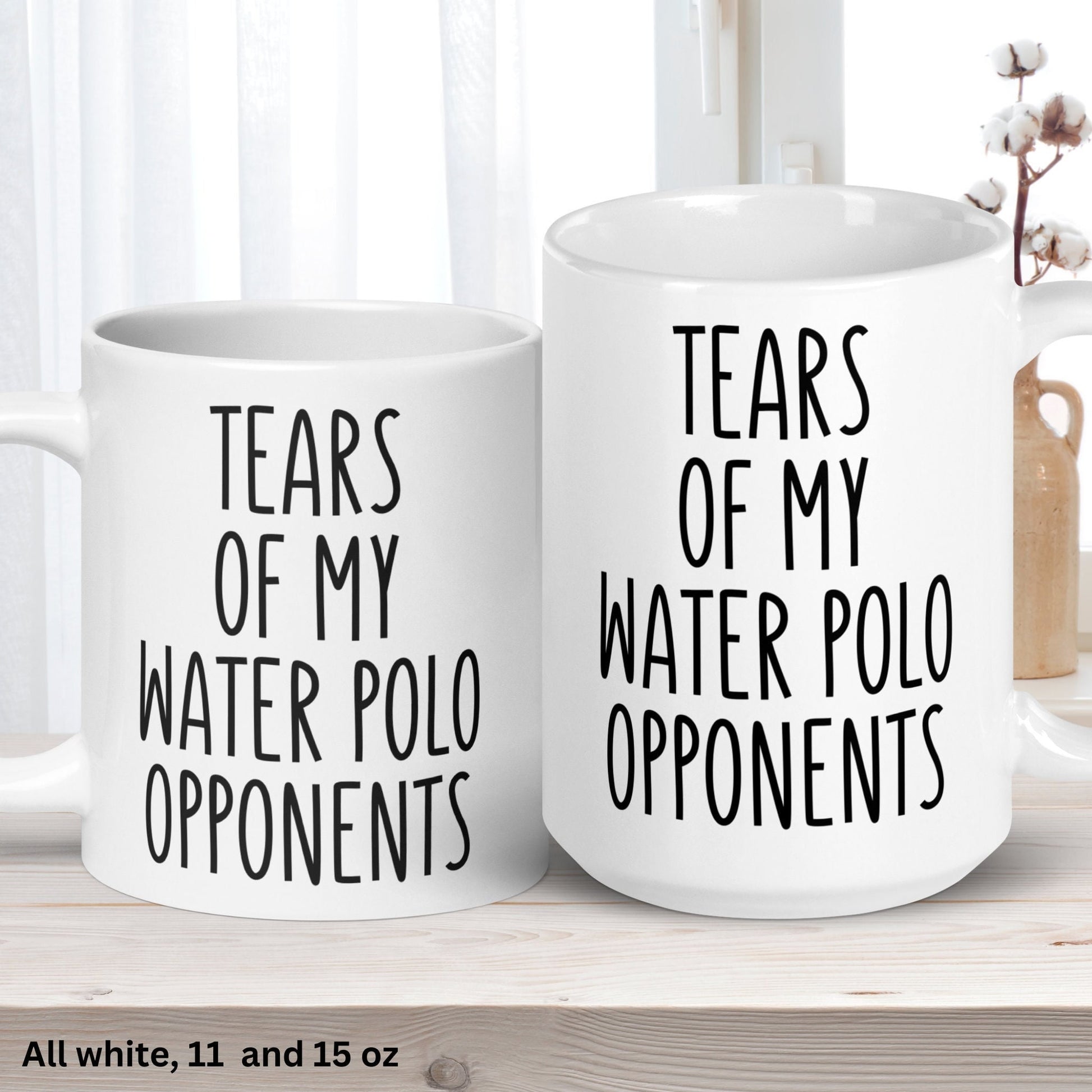 Water Polo Mug, Water Polo Gifts, Team Gift, Player Gifts - Zehnaria - - Mugs