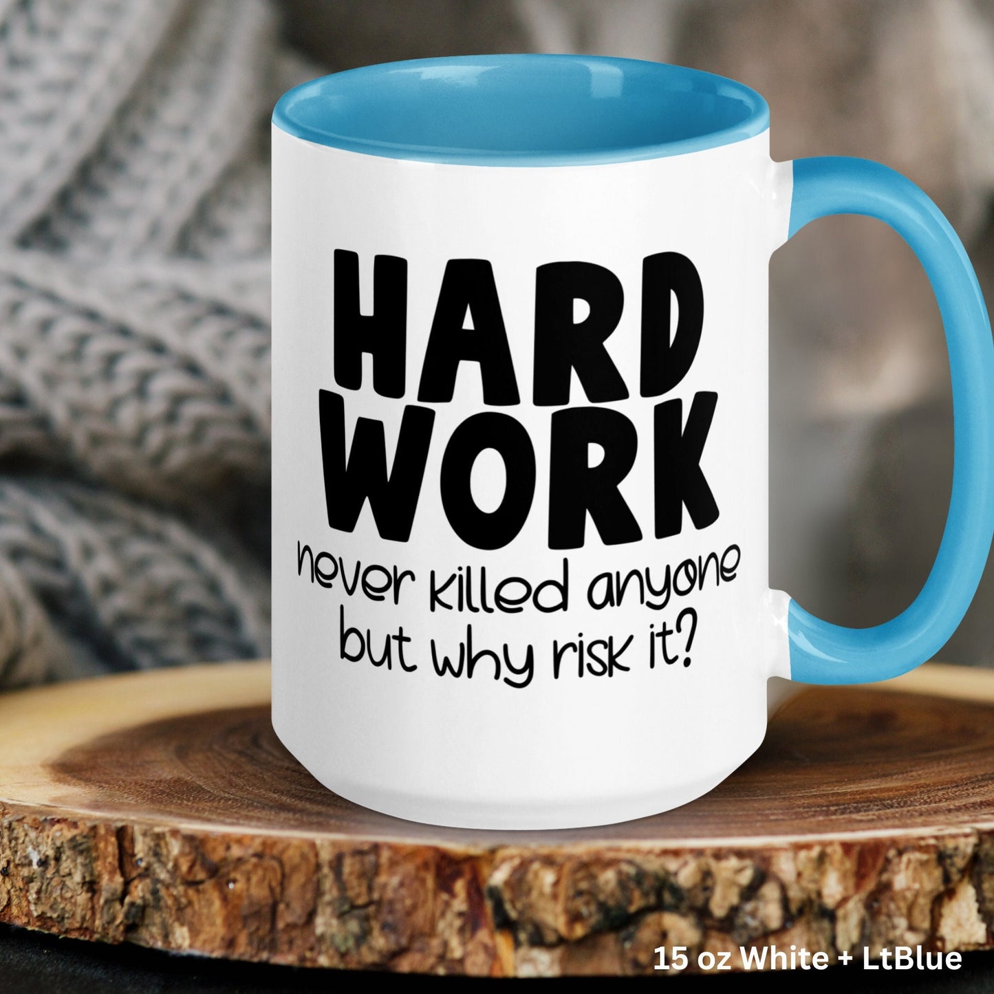 Hard Work Never Killed Anyone, Sarcastic Gift, Work Gifts, Funny Coffee Mug - Zehnaria - CAREER & EDUCATION - Mugs