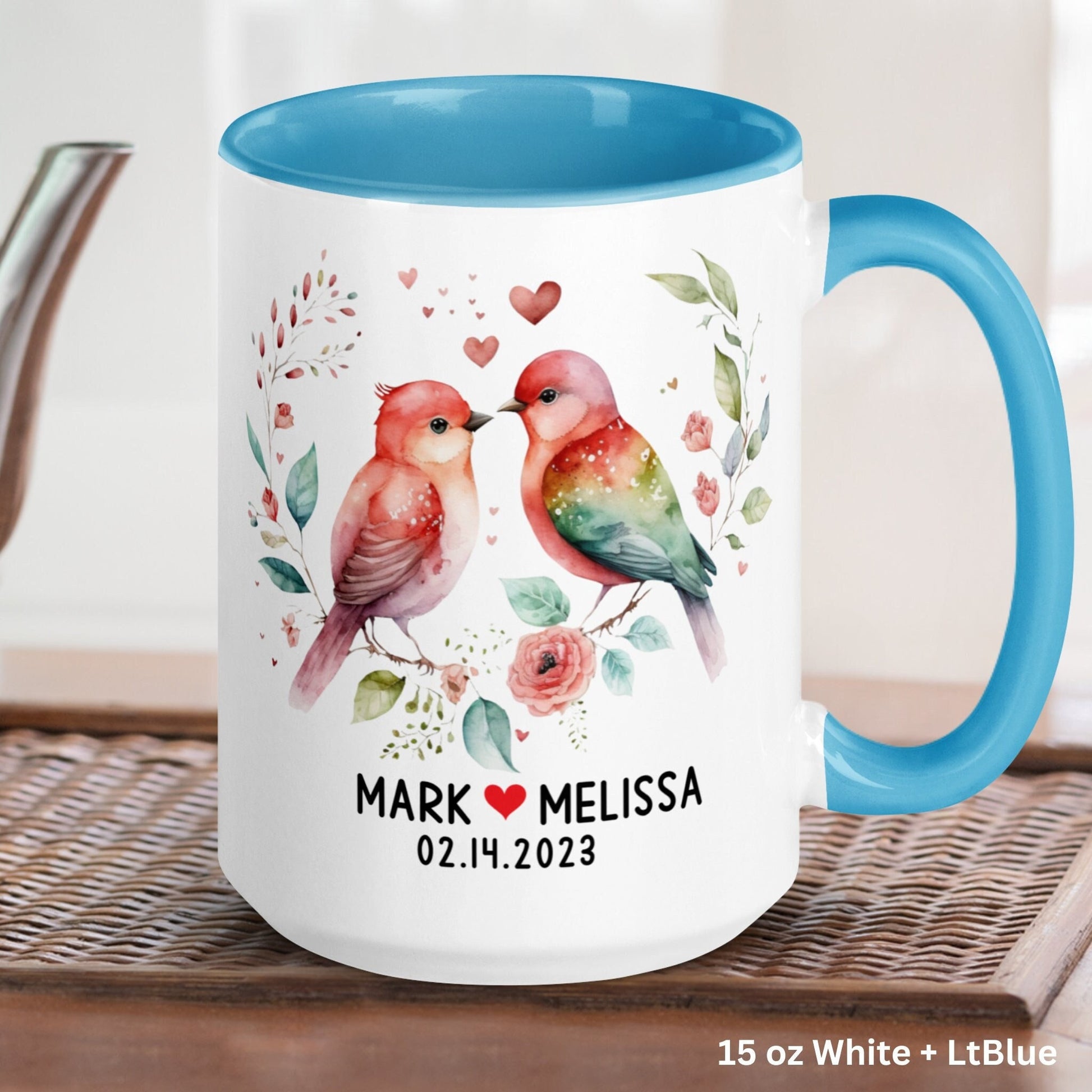 Personalized Gift, Valentines Day Gifts, Custom Name Mug, Valentine Day Coffee Mug - Zehnaria - ALL PERSONALIZED - Mugs