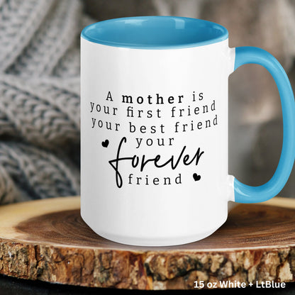 Mom Best Friend Mug, Mothers Day Gifts, Mom Coffee Mug, Best Mom Ever - Zehnaria - FAMILY & FRIENDS - Mugs