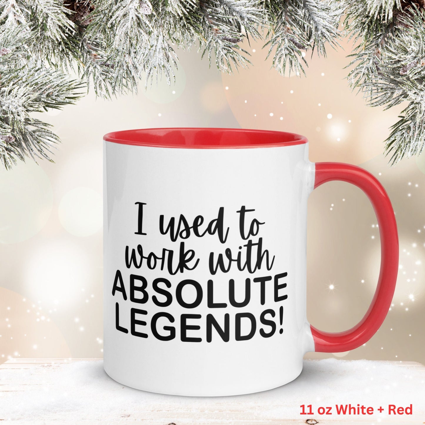 I Used To Work With Absolute Legends, Retirement Gifts, Funny Coffee Mug, New Job Gift - Zehnaria - OFFICE & WORK - Mugs