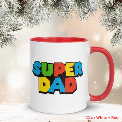 Super Dad Mug, Fathers Day Gifts, Gifts For Dad, Father Gift - Zehnaria - FAMILY & FRIENDS - Mugs