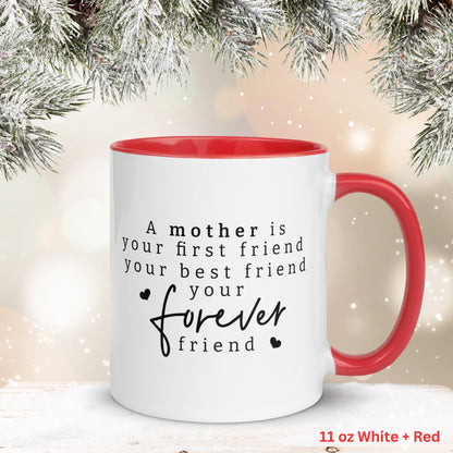 Mom Best Friend Mug, Mothers Day Gifts, Mom Coffee Mug, Best Mom Ever - Zehnaria - FAMILY & FRIENDS - Mugs