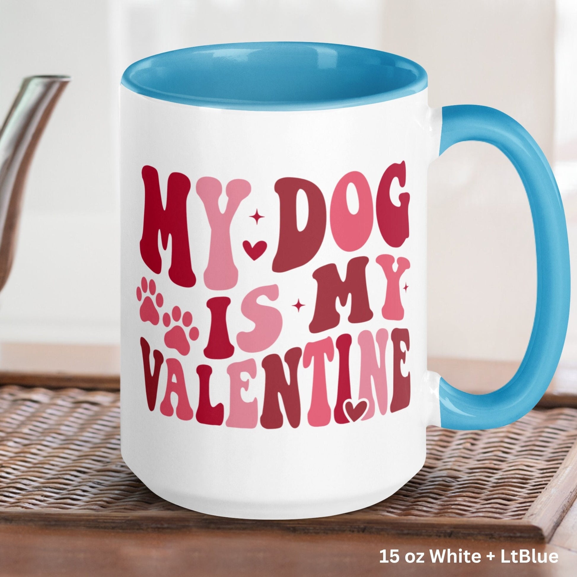 Dog Mug, Valentines Day, Valentines Gifts, Valentine Day Gift - Zehnaria - PETS & ANIMALS - Mugs