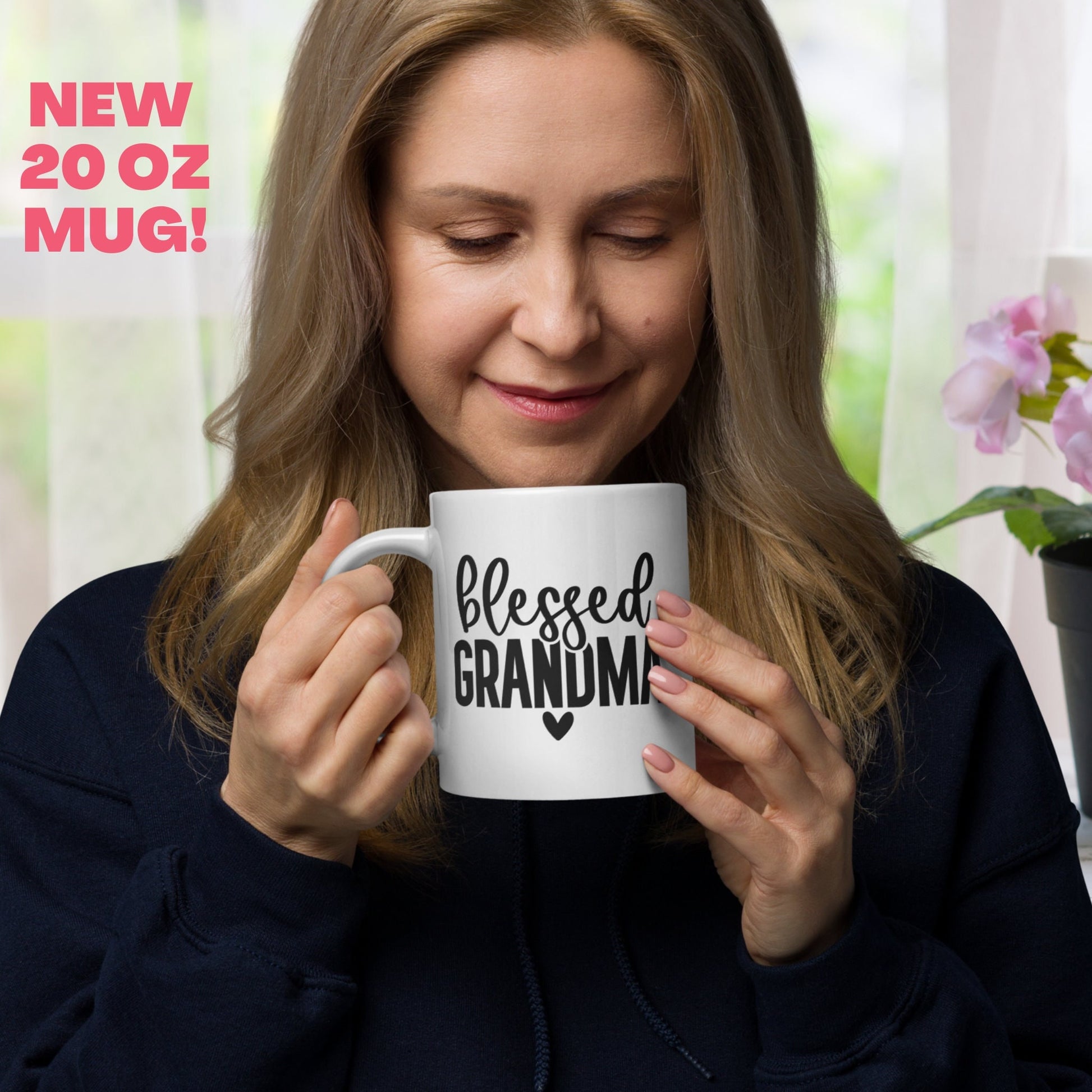 Blessed Grandma Mug, Christian Gifts, Grandma Gift, Mothers Day Gifts - Zehnaria - FAMILY & FRIENDS - Mugs