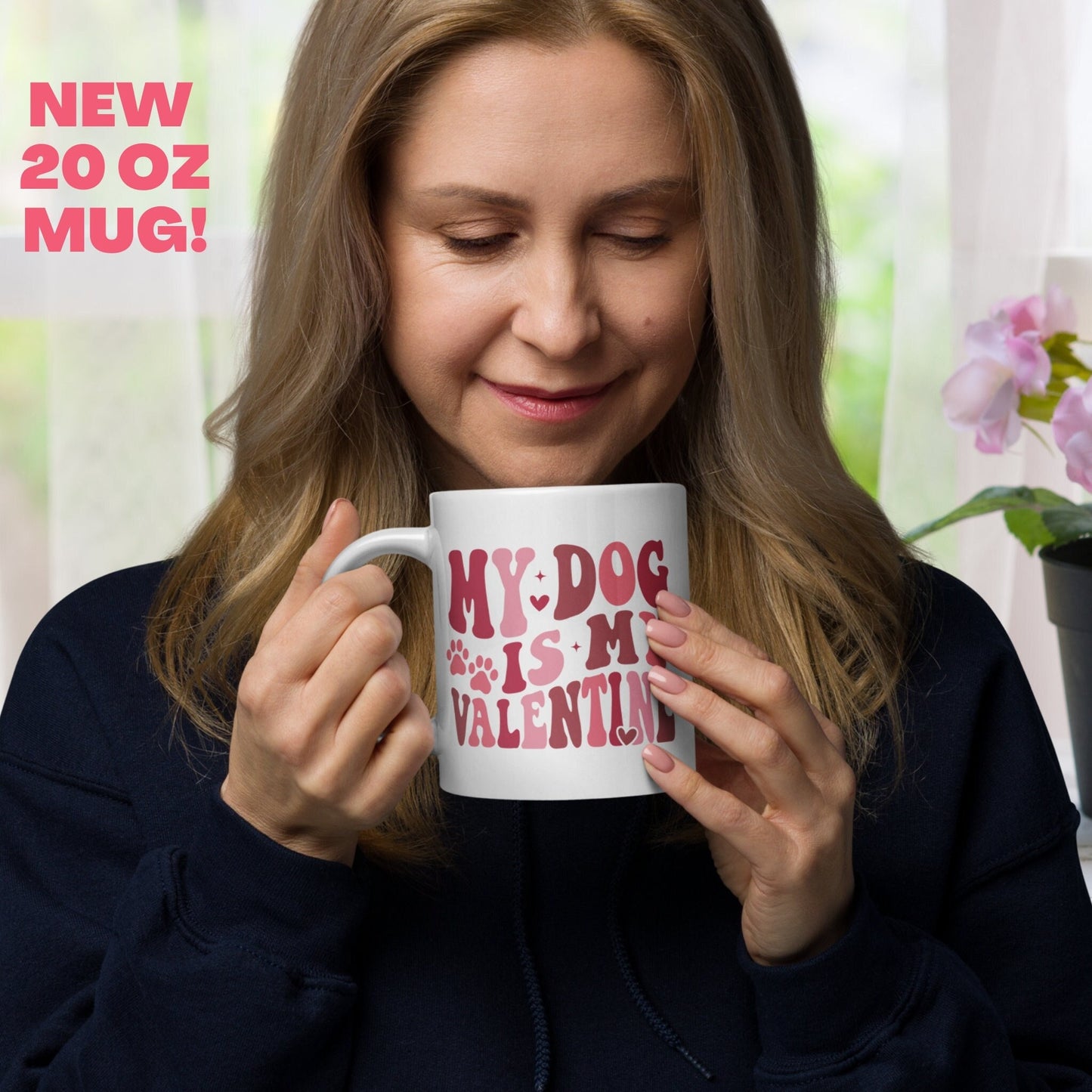 Dog Mug, Valentines Day, Valentines Gifts, Valentine Day Gift - Zehnaria - PETS & ANIMALS - Mugs